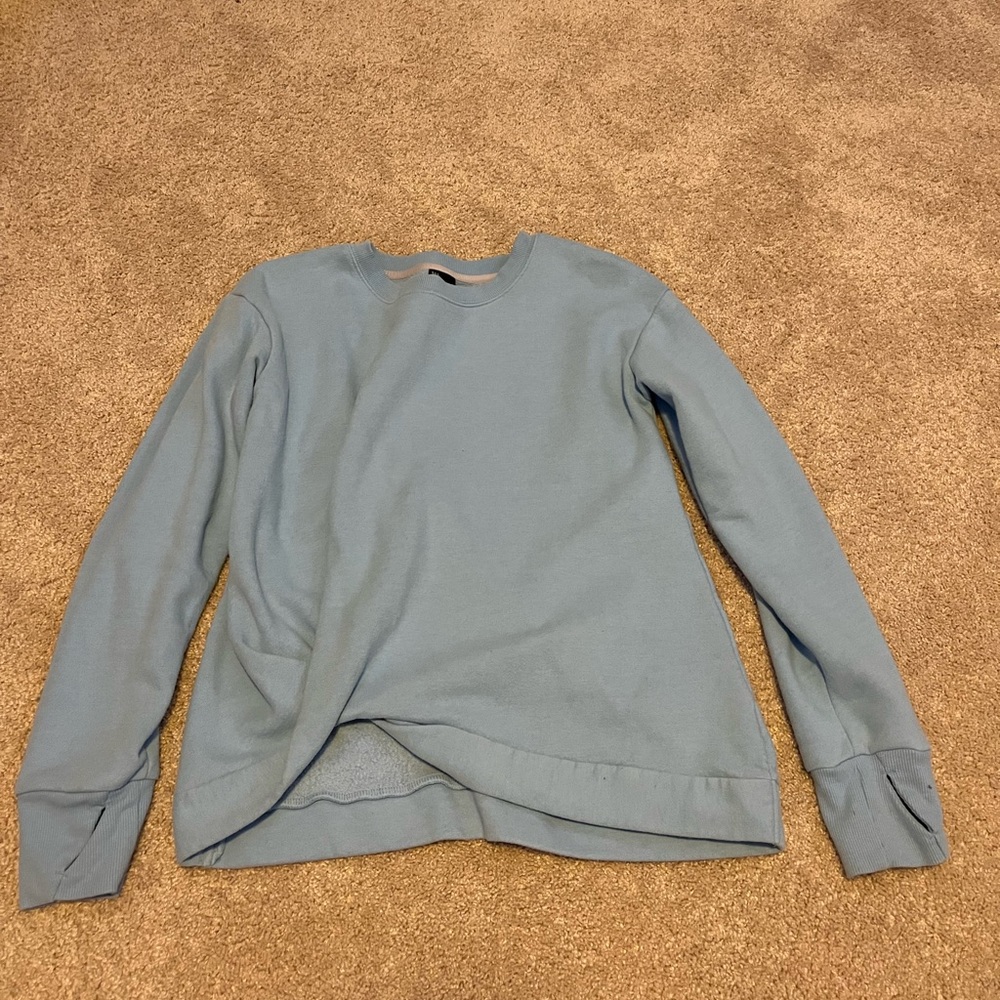 All In Motion Light Blue Sweatshirt with thumb holes. US Child Extra Large